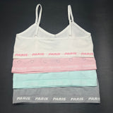 LOSHA TEENS  PACK OF 4 SEAMLESS TRAINING BRAS-BPINK/WHITE/MINT/GREY