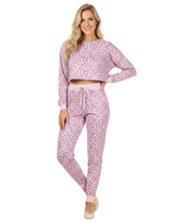 CROPPED TOP WITH JOGGER PANTS-KEEPSAKE LILAC
