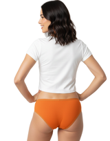 LOSHA SUPER SOFT COTTON STRETCH BIKINI BRIEF -ORANGE