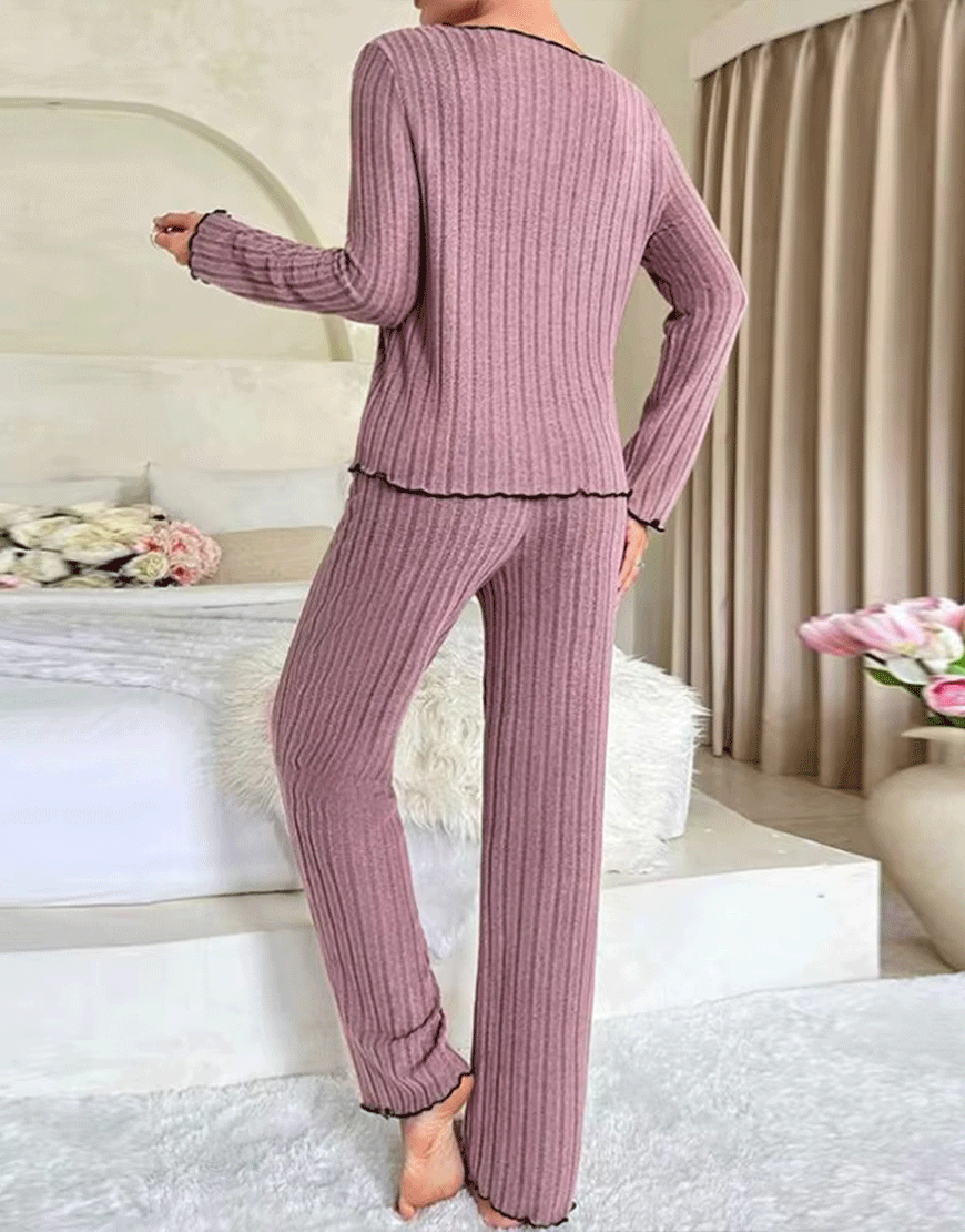 LOSHA V NECK FULL SLEEVS PJ SET -MOVE