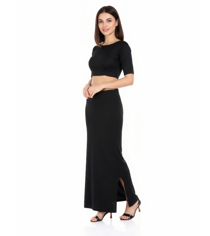 STRETCHABLE SAREE SHAPEWEAR -BLACK