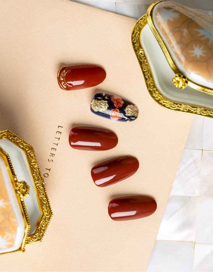 GDL Nail Art-Roses Are Red