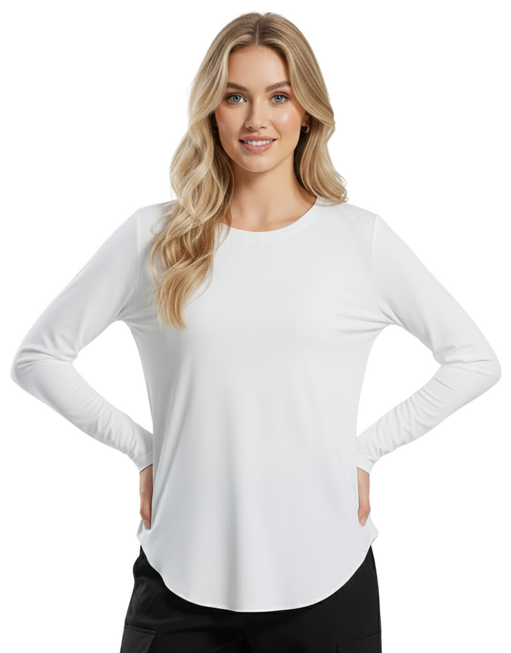 LOSHA EASY MOVEMENT RELAXED FIT T-SHIRT-WHITE