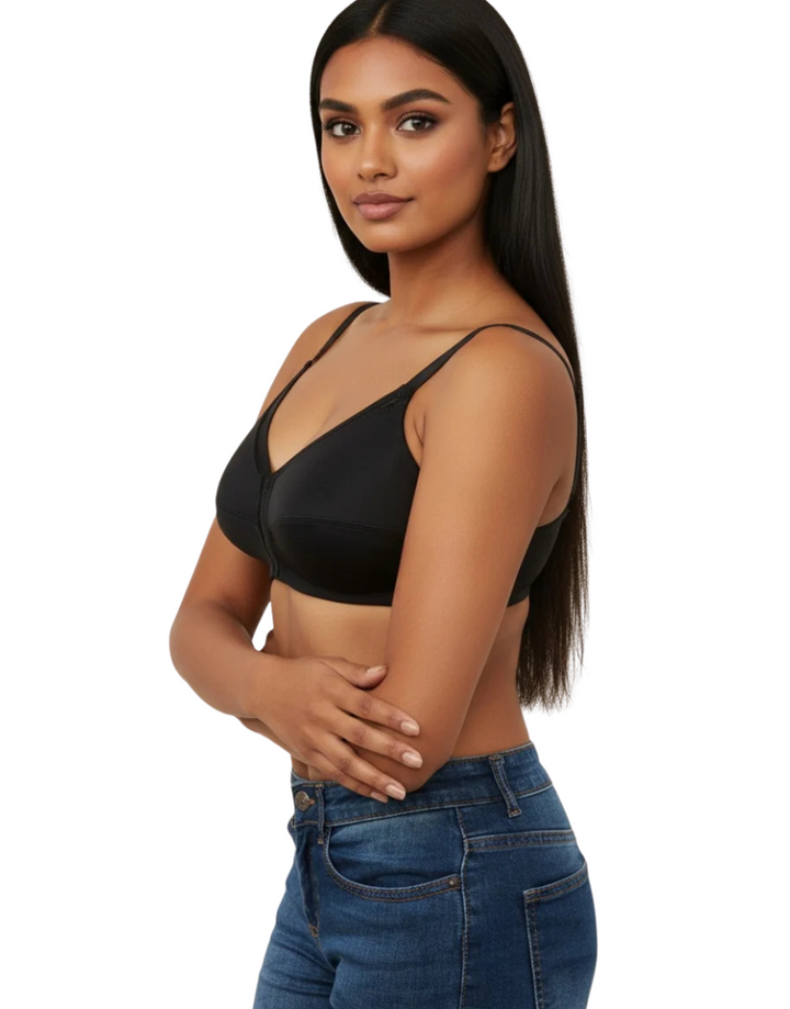 TRUE CURVE WIREFREE MINIMIZER BRA-ROEBUCK BLACK