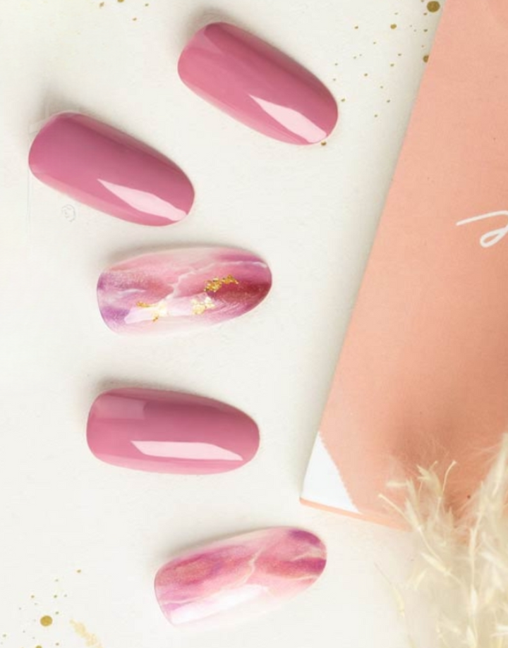 GDL Nail Art-Rosé Whispers