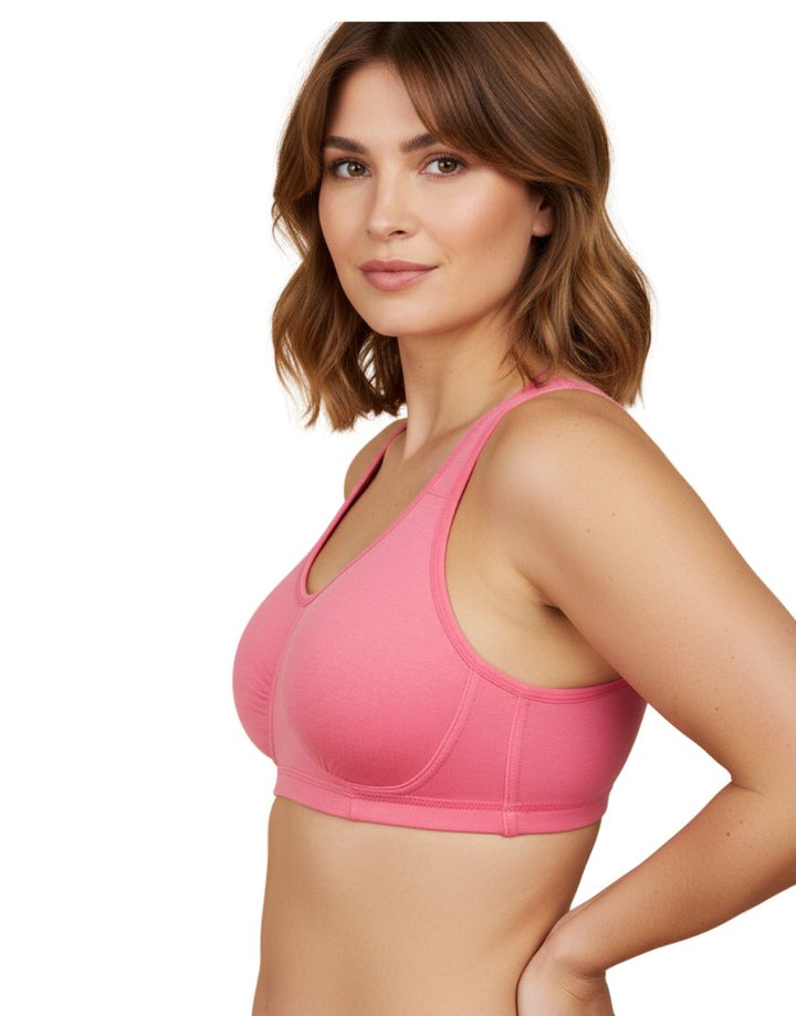 DOUBLE LAYERED MODAL STAY AT HOME / MATERNITY / SLEEP BRA-GEORGIA PEACH