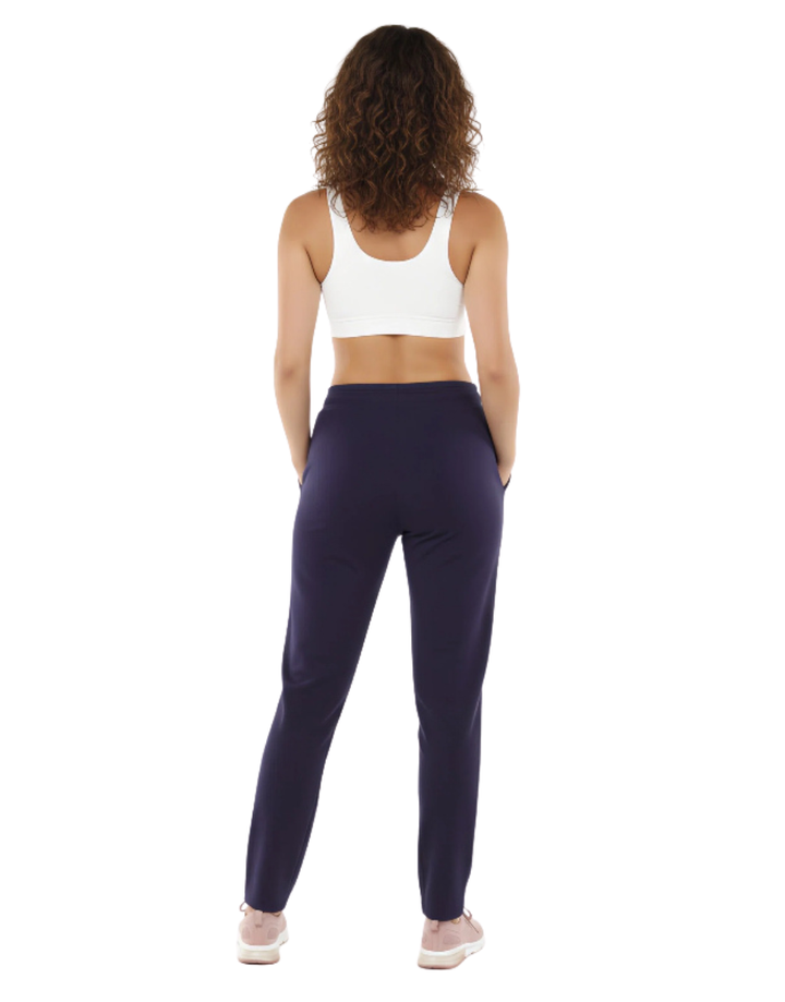 LOSHA POLY COTTON JOGGER PANTS-MARITIME BLUE