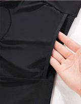 Losha Low-Waist Triple-Layered Period Panty with Pocket BLACK