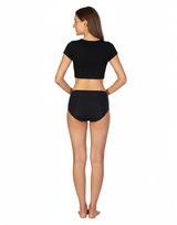PACK OF 2 LOSHA SUPER  SOFT COTTON HIGH WAIST PERIOD PANTY-ASSORTED