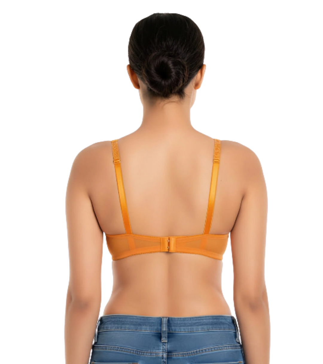 ZEN SERIES NON-WIRED SUPER SOFT LIGHTLY PADDED BRA-AUTUMN MAPLE