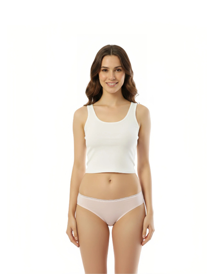 LOSHA PACK OF 5 COTTON BIKNI BRIEFS-HUGGED FIT