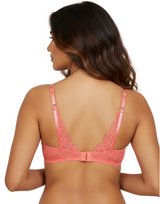 Wireless Go To T-Shirt Bra With a Touch Of Lace-BURN SIENNA