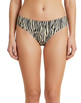 Losha Mid waist Laser Cut Panty  -ZEBRA
