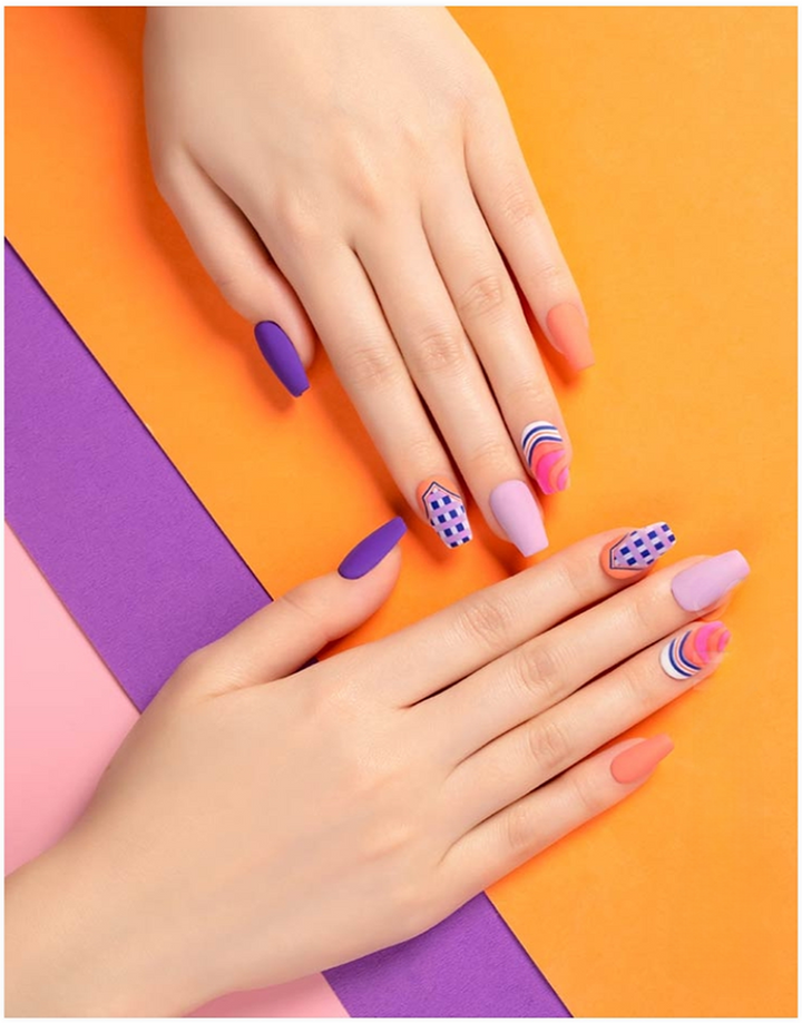 GDL Nail Art-Retro Swirl