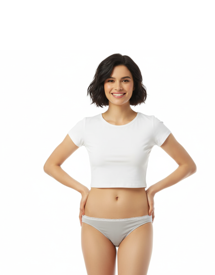 LOSHA PACK OF 5 COTTON BIKNI BRIEFS-HUGGED FIT