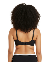 COTTON DOUBLE LAYERED SAG LIFT MINIMIZER BRA-BLACK