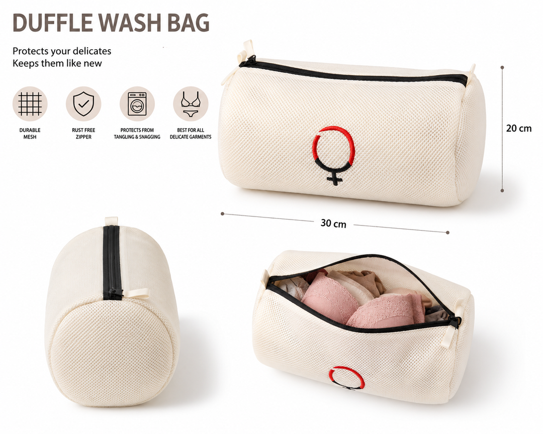 3D Spacer Mesh Duffle Laundry Wash Bag