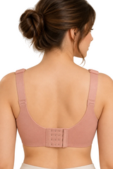 LOSHA LASER CUT COMFORTLIFT NURSING BRA -PEACH