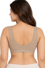 LOSHA Post-Surgical Front-Open Bra-SKIN