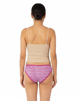 LOSHA SUPER SOFT COTTON STRETCH PRINTED BIKINI BRIEF -PINK