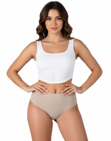 High waist Laser Cut Panty -SKIN