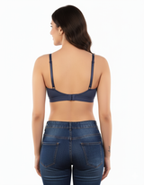 LIGHTLY PADDED NON WIRED T SHIRT BRA-SARGASSO SEA