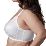 LOSHA FRONT OPEN MINIMIZER BRA-WHITE
