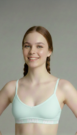 LOSHA TEENS  PACK OF 4 SEAMLESS TRAINING BRAS-BPINK/WHITE/MINT/GREY