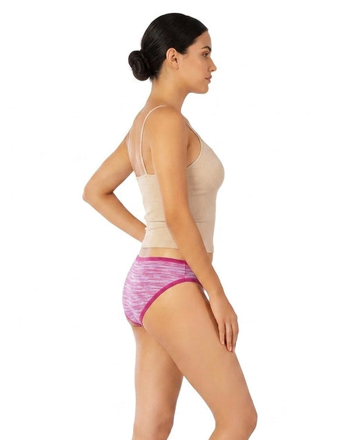 LOSHA SUPER SOFT COTTON STRETCH PRINTED BIKINI BRIEF -PINK