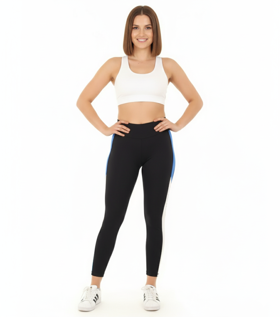 LOSHA STRETCH COTTON TIGHTS-BLACK