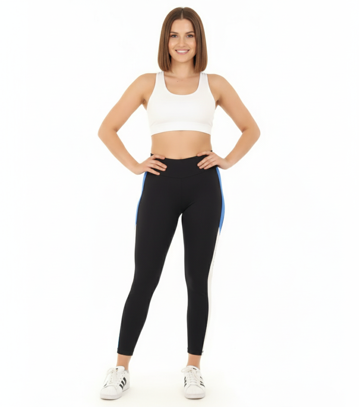 LOSHA STRETCH COTTON TIGHTS-BLACK