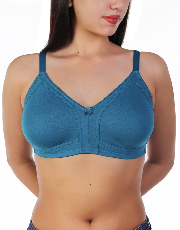PLUS SIZE BRA - FJORED BLUE