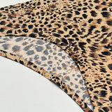 Losha Mid waist Laser Cut Panty  - Cheeta