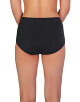 SUPPER SOFT HIGH WAISTED COTTON PANTY-BLACK