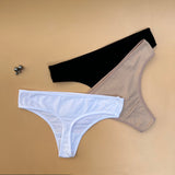 PACK OF 3 SUPER SOFT COTTON  THONG-ASSORTED
