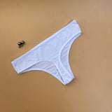 SUPER SOFT COTTON  THONG-WHITE