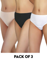 PACK OF 3 SUPER SOFT COTTON  THONG-ASSORTED