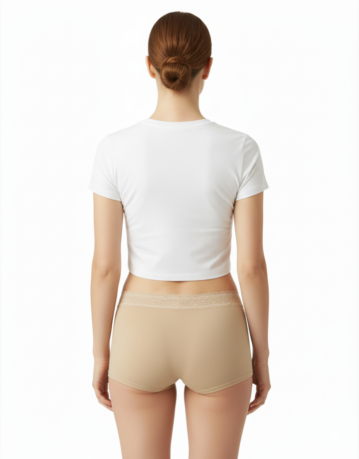 LOSHA VISCOSE COTTON SINGLE BOYSHORT-SKIN