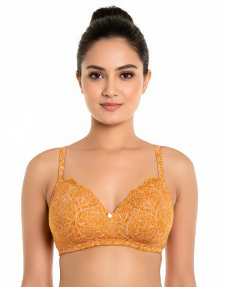 ZEN SERIES NON-WIRED SUPER SOFT LIGHTLY PADDED BRA-AUTUMN MAPLE