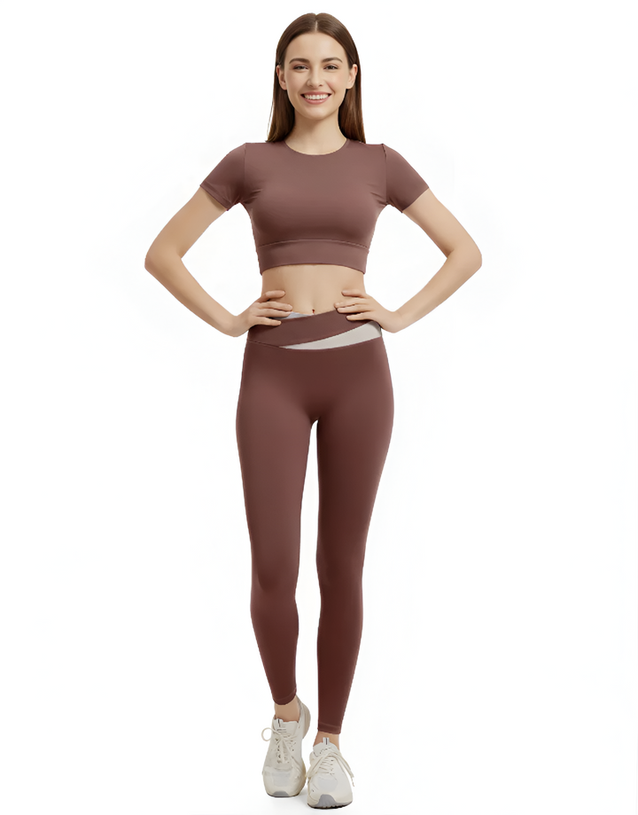 TRAINING SKIN FIT TIGHTS -Rust