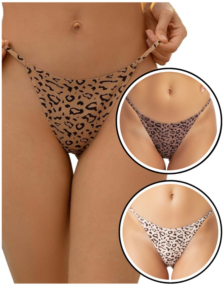 Losha Pack of 3 Seamless Comfort G-String Panties