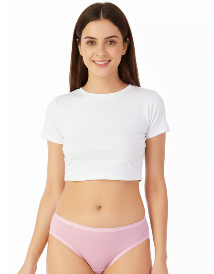 LOSHA SUPER COMFY COTTON BRIEF-PINK