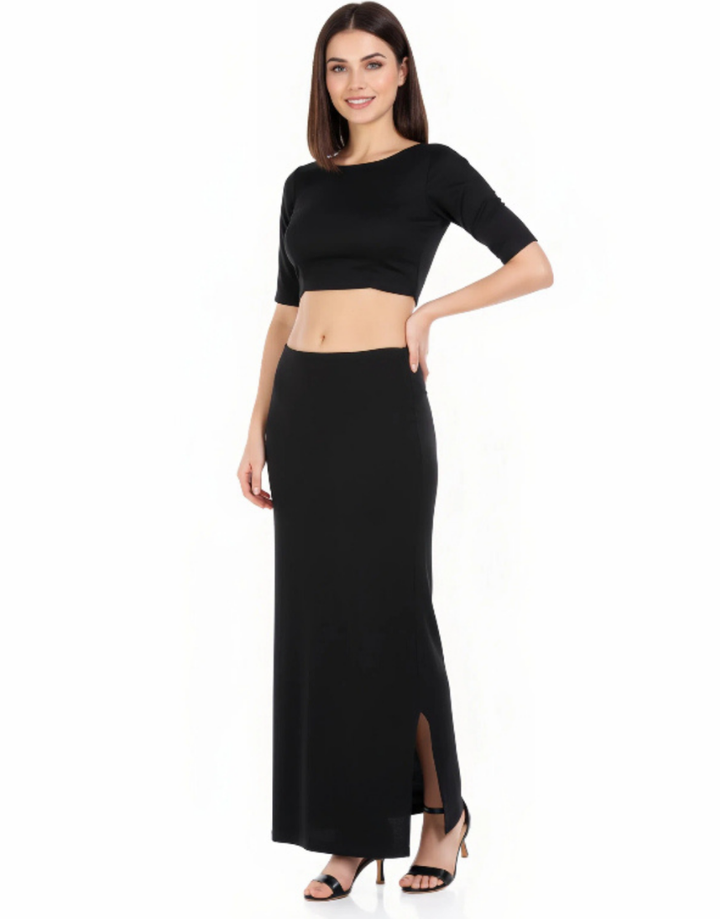 STRETCHABLE SAREE SHAPEWEAR -BLACK