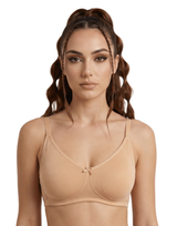 LOSHA COTTON DOUBLE LAYERED WIRE-FREE BRA-SKIN