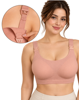 LOSHA LASER CUT COMFORTLIFT NURSING BRA -PEACH