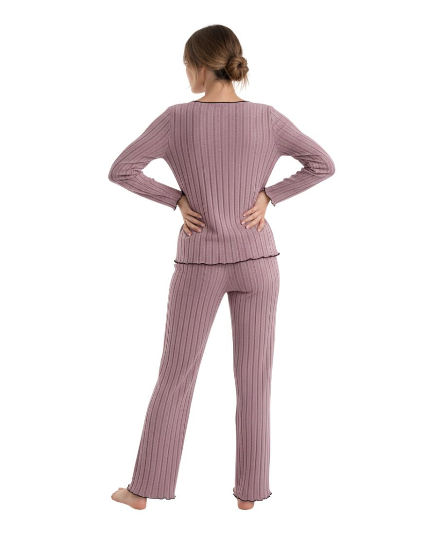 LOSHA V NECK FULL SLEEVS PJ SET -MOVE