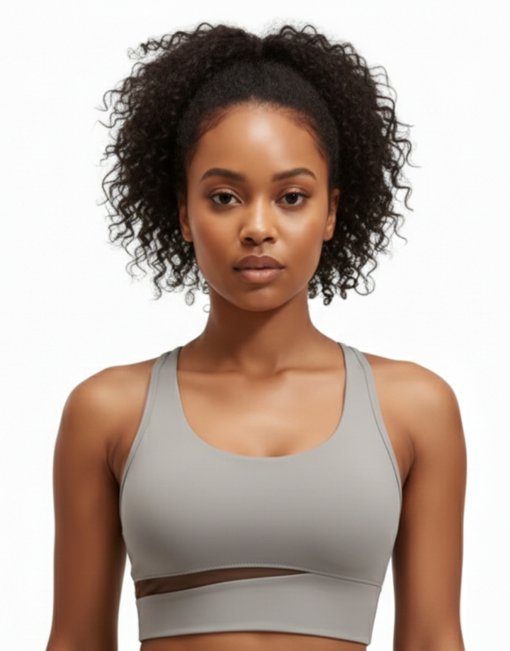 4 WAY STRETCH MEDIUM IMPACT SPORTS BRA-Rust