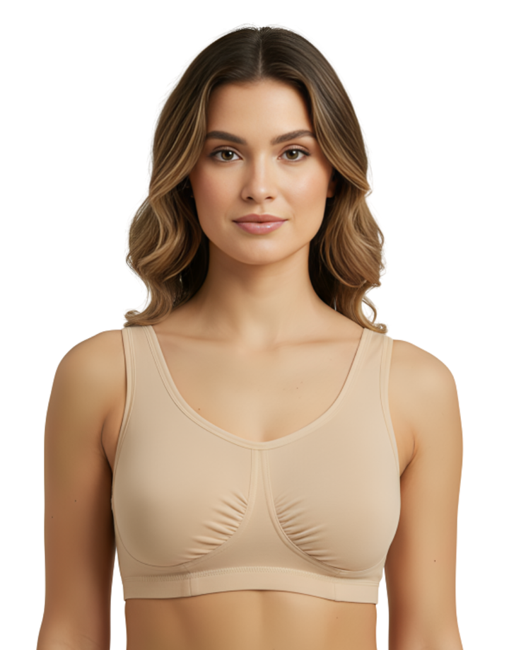 DOUBLE LAYERED MODAL STAY AT HOME / MATERNITY / SLEEP BRA-SKIN