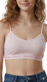 LOSHA TEENS  PACK OF 4 SEAMLESS TRAINING BRAS-VPINK/SKIN/WHITE/BPINK