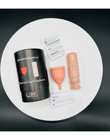 Losha Menstrual Cup & Applicator -Nude